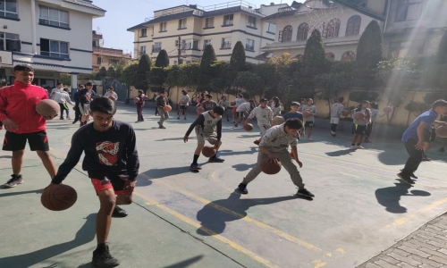 Swarnim School Winter Basketball Training